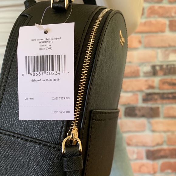 Kate spade MINI convertible backpack Crossbody - Picture 5 of 8